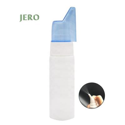 China Wholesale Non Spill 20mm Gold Silver Plastic Nasal Mist Sprayer Medical Pump Fine Nasal Mist Sprayer 18/410 for sale