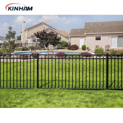 China Easily Assembled Cheap Fence Latest Design Wrought Iron Garden Panels for sale