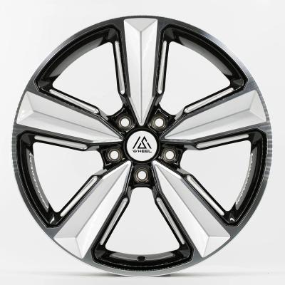 China Replika wheel rims morning star 18inch 20inch alloy wheel alloy rim wheel rims BMF WITH SILVER SPOKES+Milling stripe Replika Audi rims rodas rines for sale