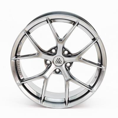 China 19inch Performance Wheel Morning Star Aftermarket Wheel Luxury Design Hanging Logo Aluminum Car Alloy Rim New 3 Five Years for sale