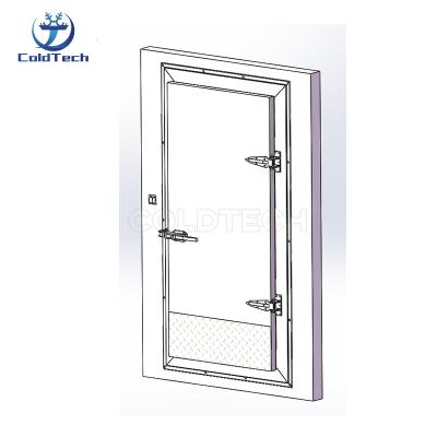 China ColdTech Stainless Steel Door Cold Storage Utility Door Waterproof Hinged Cold Room Door for sale