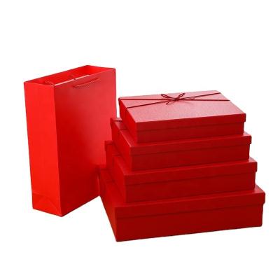 China Factory Recyclable Can Customize Wholesale High Grade Red Spot China Box for sale