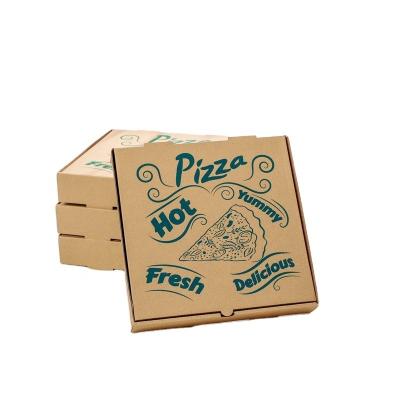 China Wholesale Recyclable Pizza Box Package Cardboard Supplier Custom Design Printed Bulk Cheap Pizza Packing Boxes With Logo for sale