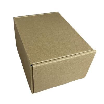 China Recyclable Customizes Kraft Paper Cardboard Brown Corrugated Cardboard Shipping Box Gift Announcement Packaging Box for sale