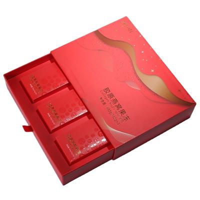 China Reused Materials Drawer Style Moon Cake Gift Box Handheld Gift Box Moon Cake Gift Box Printing Creative LOGO for sale