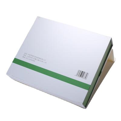 China Recycled Materials Book Tea Type Hard Clamshell Gift Box Custom Cosmetic Packaging Clamshell Box Custom for sale