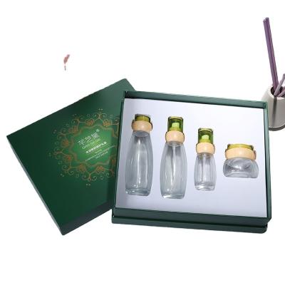 China Custom Recycled Top-grade Tiandi Cover Cosmetics Gift Box Essential Oil Packaging Skin Care Set Box Custom for sale