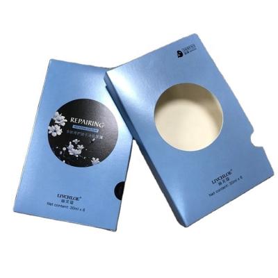 China Recyclable Wholesale Custom Sliding Cosmetic Decorative Box Card Box Gift Packaging Mask Box for sale