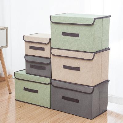 China Modern Foldable Non-woven Storage Box Household Clothing Toy Storage Box Dustproof Storage Organization for sale