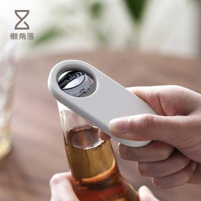 China Beverage Kitchen Tool Stainless Steel Safety Magnetic Bottle Opener Beer for sale