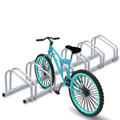 China City Bike 6 Stainless Steel Floor Bike Rack Parking Rack Bicycle Rack For Parking for sale