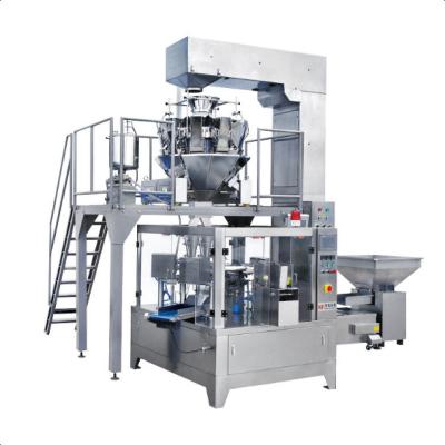 Cina Double Inlet Rotary Vacuum Packaging And Weighing System Machine for snack foods in vendita