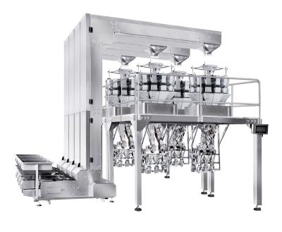 Cina Cup packaging machine with multi head weigher for weighing snack foods,candy,melon,seeds,jelly,nuts in vendita