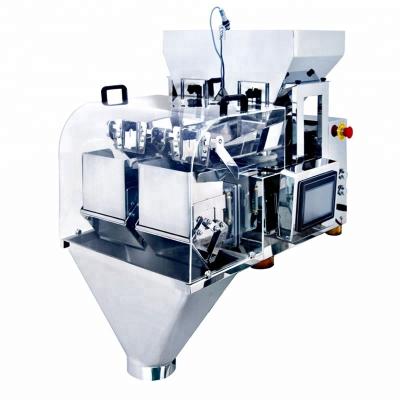 중국 2 Head Linear Weigher Automated Powder Packing Machine,can,coffee Weighing Machine Automatic Hot Product 2020 판매용