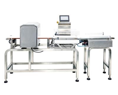 China automatic combined check weigher and metal detector for HACCP of food industry Te koop