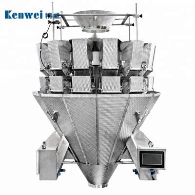 China automatic cheese multihead weigher and cheese packaging machine for soft and sticky food for sale