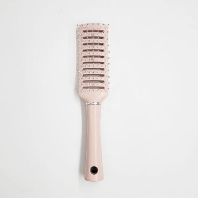 China Professional Salon Tools Vent Brushes With Ball Angled Bristle For Wet Short Straight Hair Wet Curly Vented Hairbrush For Men And Women Quick Drying for sale