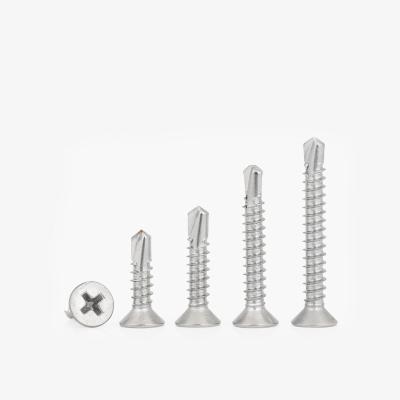 China Healthcare DIN7504 Screw Leading In Quality Stainless Steel Cross Recessed Self Drilling Countersunk Head Screw Din7504 for sale