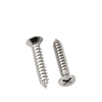 China Free Sample Health Care Stainless Steel Phillips Flat Head Countersunk Head Tapping Screw DIN7982 for sale