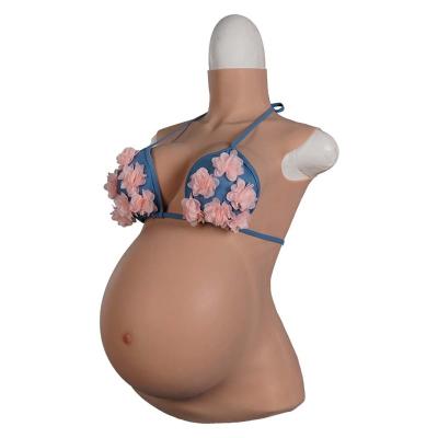 China 4th The Actor Soft and Smooth Performance Movie Props Cosplay Costume Realistic Silicone Baby Belly Fake Pregnancy Belly Huge Bump Fake for sale