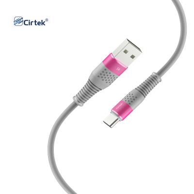 China Wholesale Cirtek High Speed ​​Charging Cable 1m Silicon 5A 2.0 Data Transfer Unbreak Custom Logo Fast Charger Data Cable Usb For Mobile for sale