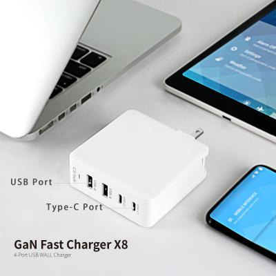 China Free Shipping Cirtek 100W GAN Versatile Power Charging Cheap Wall Charger 4 USB Fast Wall Charger Convenient To Carry for sale