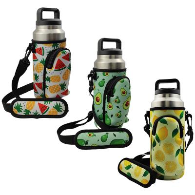 China Single-shoulder Waterproof Portable Bag Fits 1000ml Water Bottle Low Price for sale