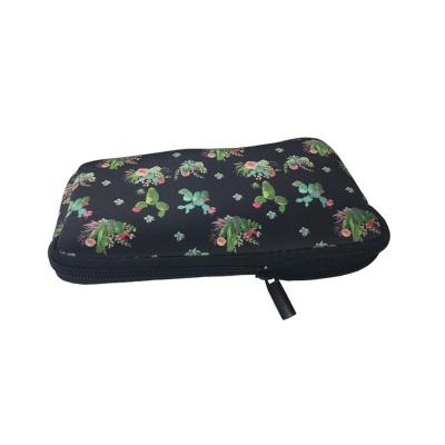 China Eco - Friendly Personalized Flat Design Neoprene Zipper Bag Cosmetic Makeup Kit Pouch for sale