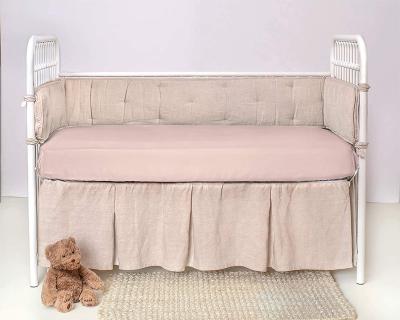 China 100% Woven Bamboo Crib Fitted Sheet (52