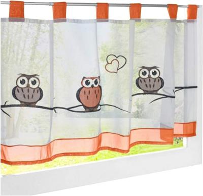 China Wholesale Price 2023 Insulated Japanese Style Smart Small Short Window Embroidered Sheer Curtains for sale