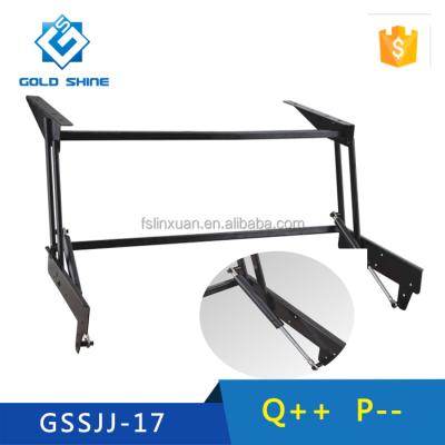 China Double Linkage Height Folding Coffee Table and Extension Lift Transformer Adjustable Lift Top Mechanism GSSJJ-17 for sale