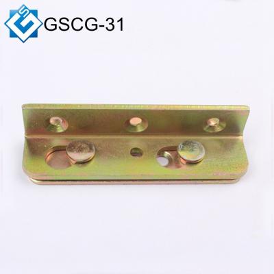 China Factory Wholesale Modern Bed Furniture Accessories Galvanized Gold Hardware Hige Bracket GSCG-31 for sale