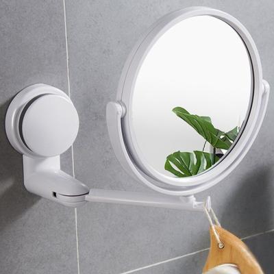 China Modern Led 1:1 HD Magnifying Makeup Shaving Vanity Mirror Bathroom Wall Mount 360degree for sale