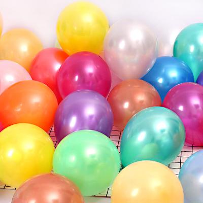 China 100Pcs 10inch 1.5g Pearl Latex Kids Balloons Happy Birthday Party Wedding Christmas Decorations Balloons Kids Air Balls Globos for sale