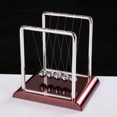 China Newton Cradle Balance Steel Balls Modern School Supplies Physics Science Pendulum Teaching Desk Toy Gifts Home Decoration for sale