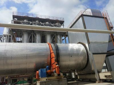 China Efficient Integrated Wood Chips Single / Triple Pass Rotary Drum Dryer for sale