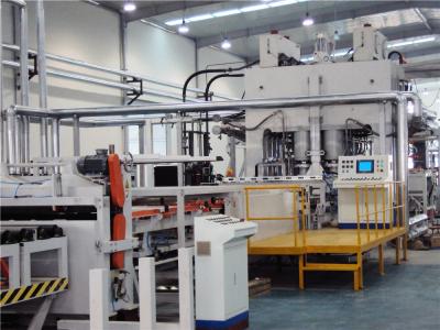 China Efficient Short Cycle Lamination Laminating Hot Press Line for sale