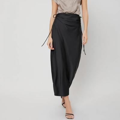 China New Design Breathable Wholesale Women's Straight Drawstring Skirt For Daily Wear for sale