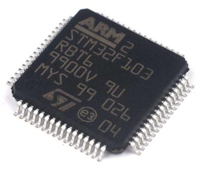 China / Original STM32F103 IC MCU 32BIT 128KB FLASH 64LQFP Microcontroller IC STM32F103RBT6 for sale