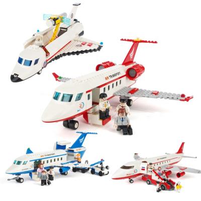 China Cartoon Toy Gudi 8911-8913 aviation airport series DIY puzzle assembled small particles child construction toy for sale