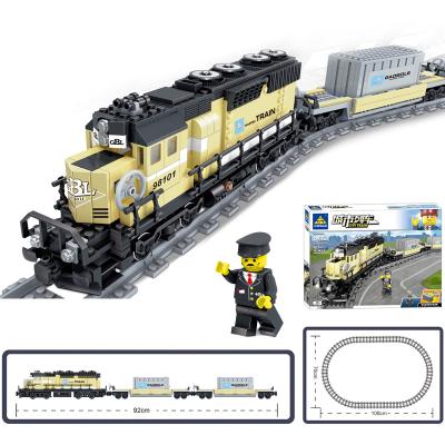 China Building Toy Children Toys New For 2019 Toys Educational Play By Electric Train Building Bricks Toys With Track for sale