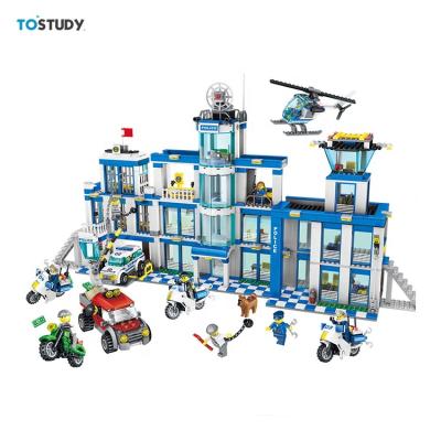 China Beautiful Assembly Toy Qunlong City Series Model Building Block Plastic Educational DIY Toys For Children for sale