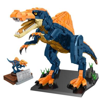 China DIY TOY New Toy Dinosaur Building Bricks Plastic Spinosaurus ABS Amazon Hot Sale Forange Block FC6207 fit legos for sale