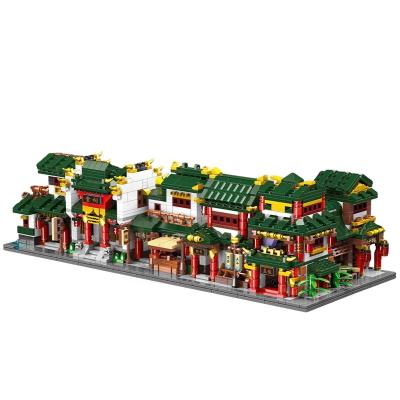 China Xingbao Building Block 01103 China Eco-friendly Material Style Mini China Street-Antique Building Scene Assembling DIY Toys Gifts Wholesale for sale