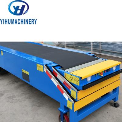 China Heat Resistant Expandable Conveyor Used For Loading Truck Container Unloading Equipment for sale