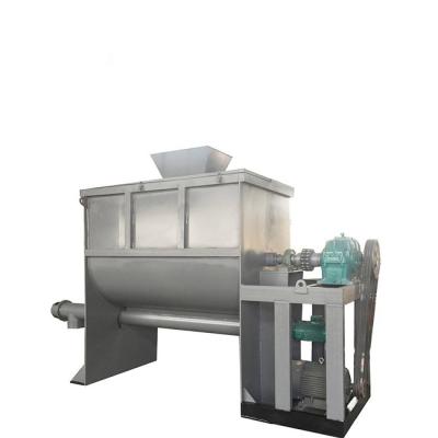 China Powder Liquid Powder Equipment Industrial Food Horizontal Ribbon Mixing Powder Blender Mixer for sale