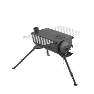 China Large Price Modern Camping Stove Tent Wooden Stove Camping For Teepee Tents for sale