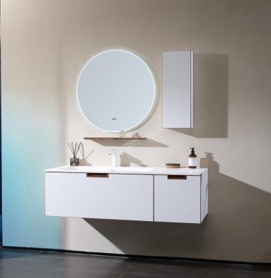 China Modern Modern Style Bathroom Solid Wood Vanity for sale