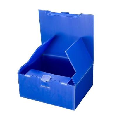 China 2mm - 20mm thick Plastic Corrugated Box Reusable Packing Corrugated Plastic Bins for sale