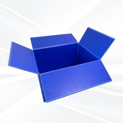 China PP Reusable Corrugated Plastic Boxes Good Bearing Plastic Cardboard Boxes for sale